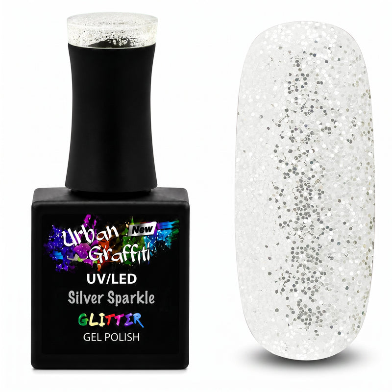 Silver Sparkle - UGGP-A0293 Urban Graffiti želejas nagu laka 15ml