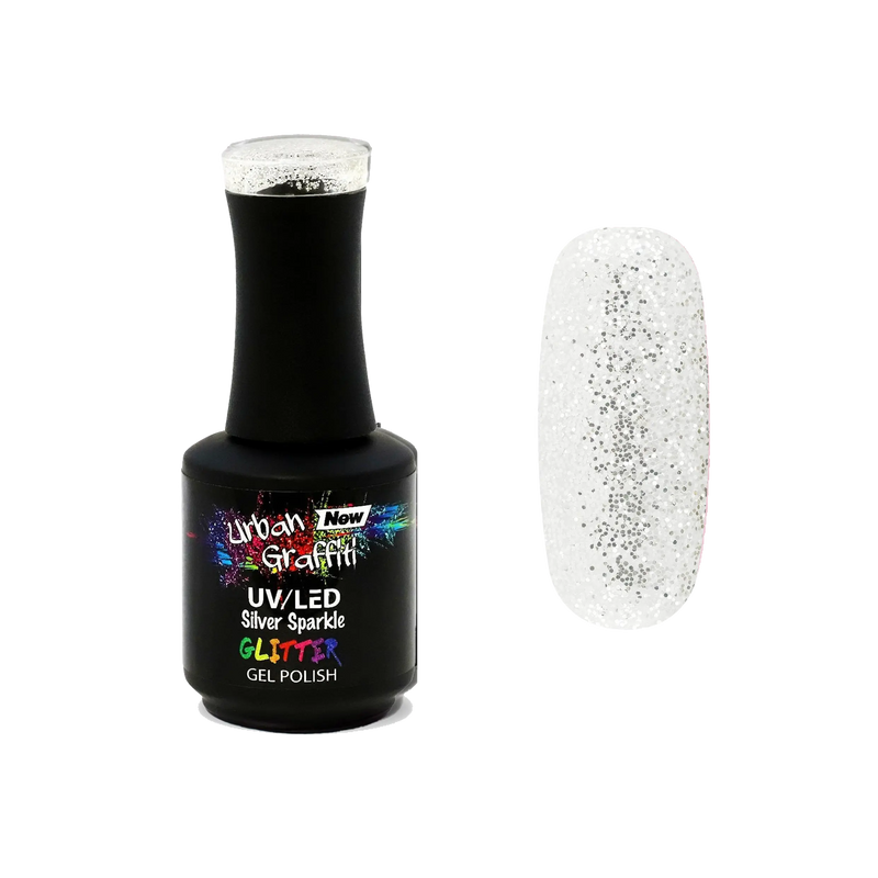 Silver Sparkle - UGGP-A0293 Urban Graffiti želejas nagu laka 15ml